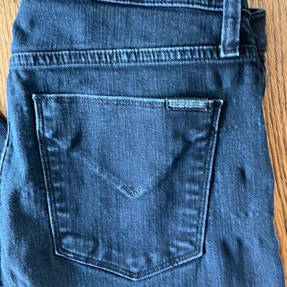 Hudson Black Jean Raw Hem 29 - Picture 3 of 7